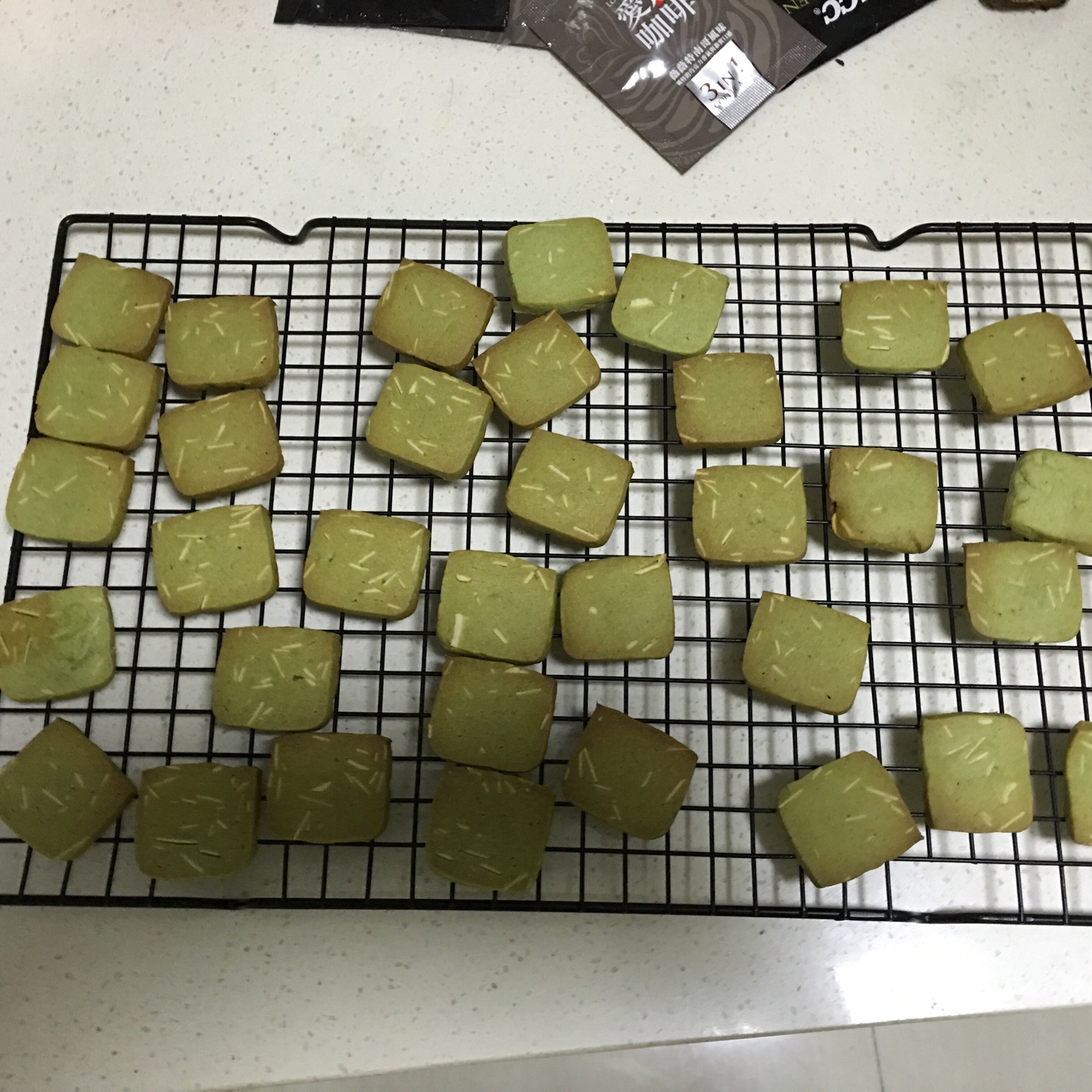 抹茶杏仁饼干