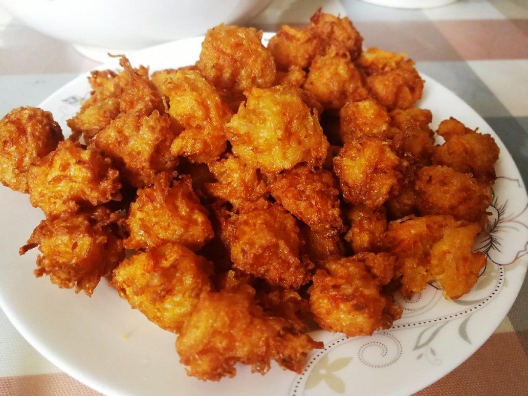 寻找彼岸的花做的炸胡萝卜素丸子