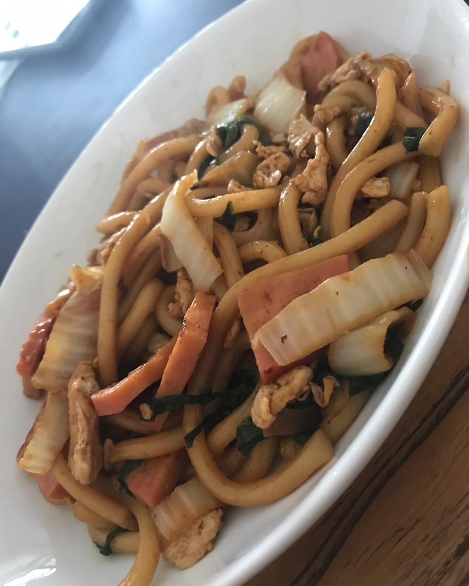 素炒乌冬