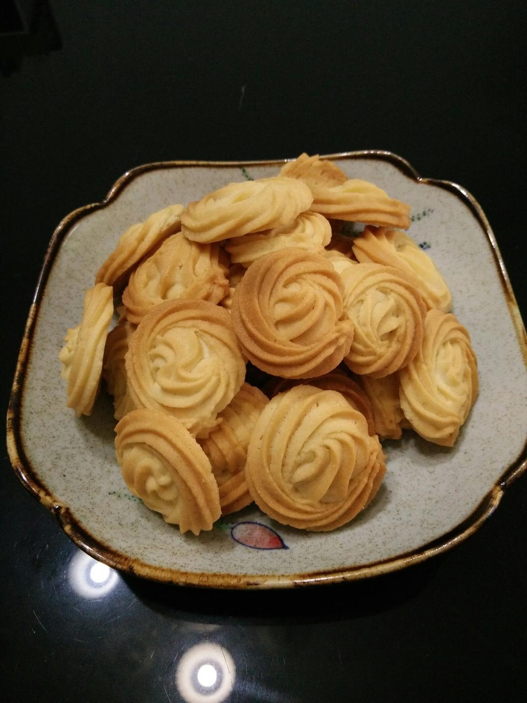 零失败花纹超级立体的黄油曲奇
