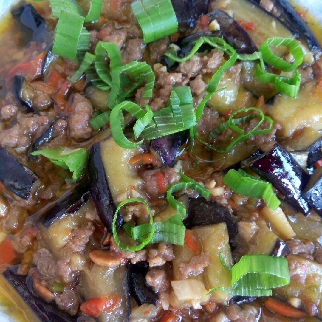 红烧肉沫茄子