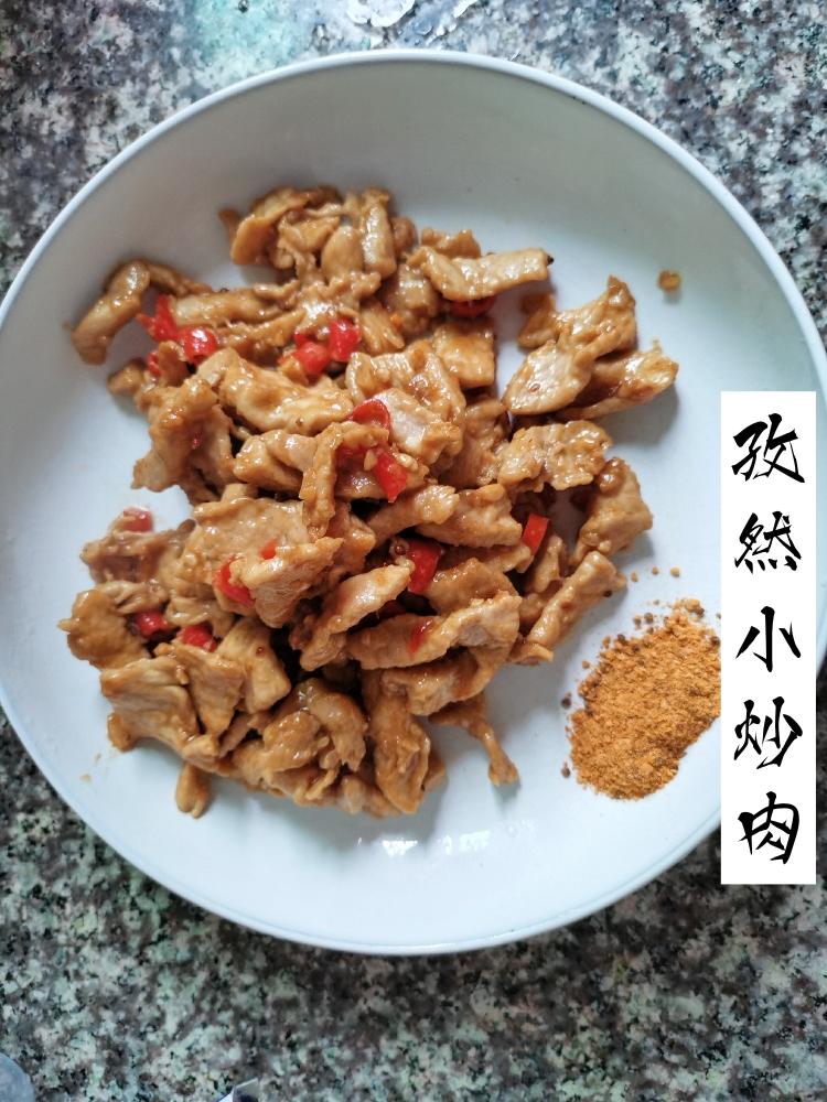 孜然小炒肉的做法