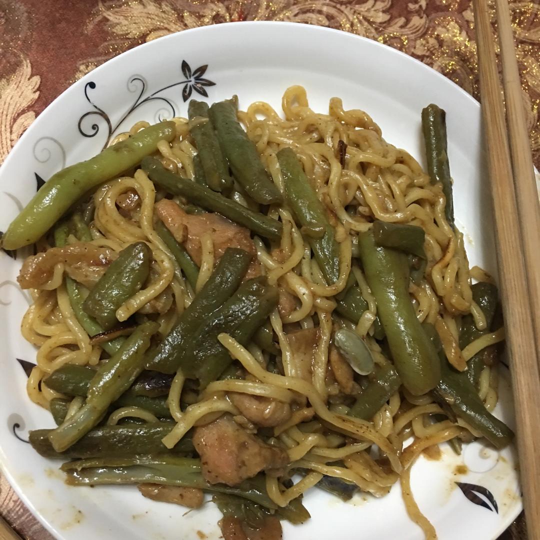 芸豆焖面（附万能的腌肉不老的办法）