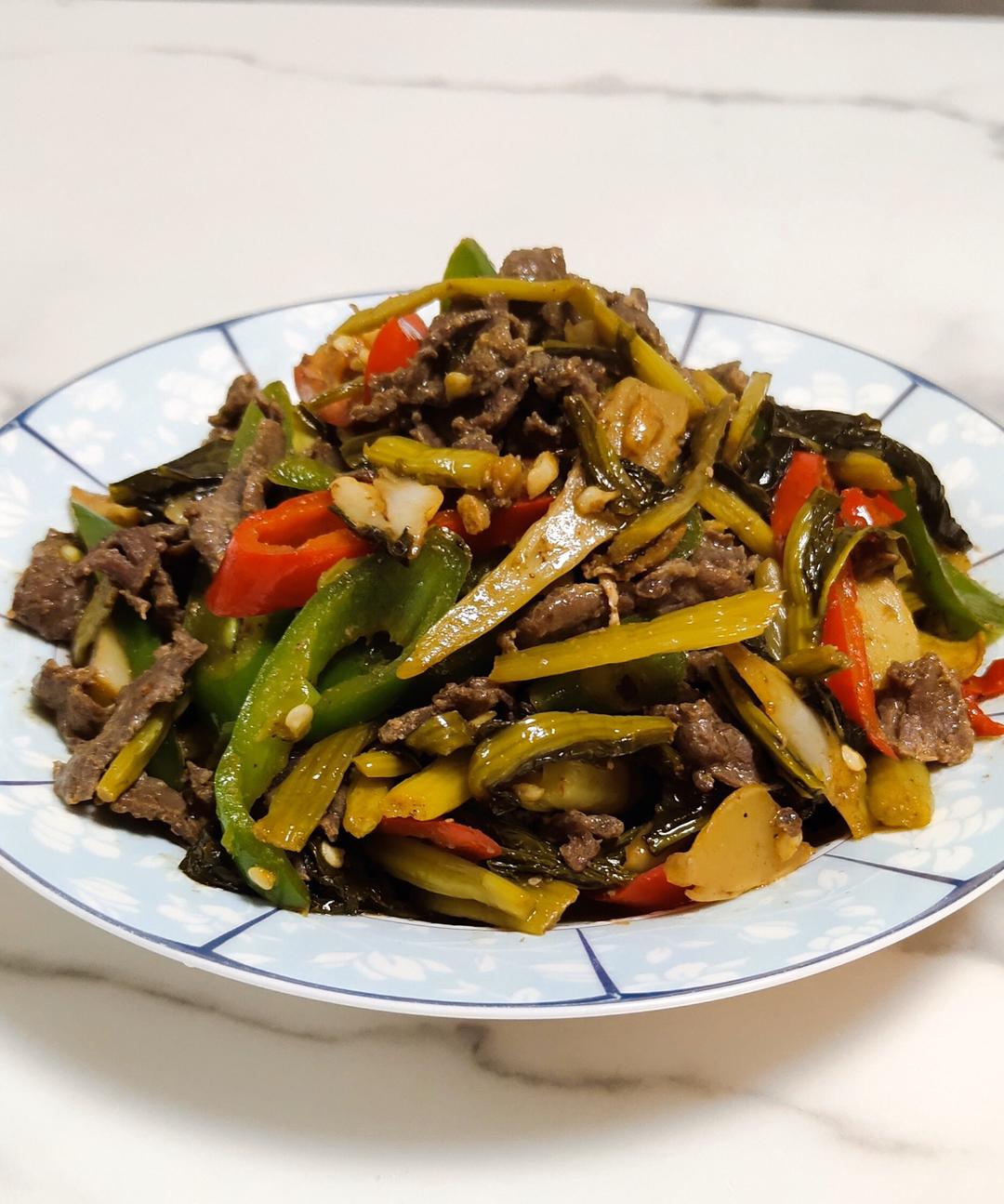 水碌菜炒牛肉