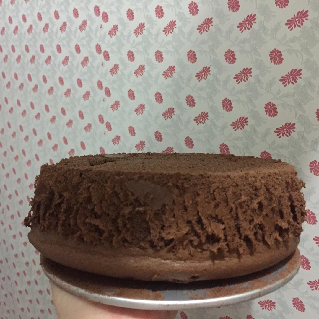 6寸可可戚风（内附8寸5蛋配方）