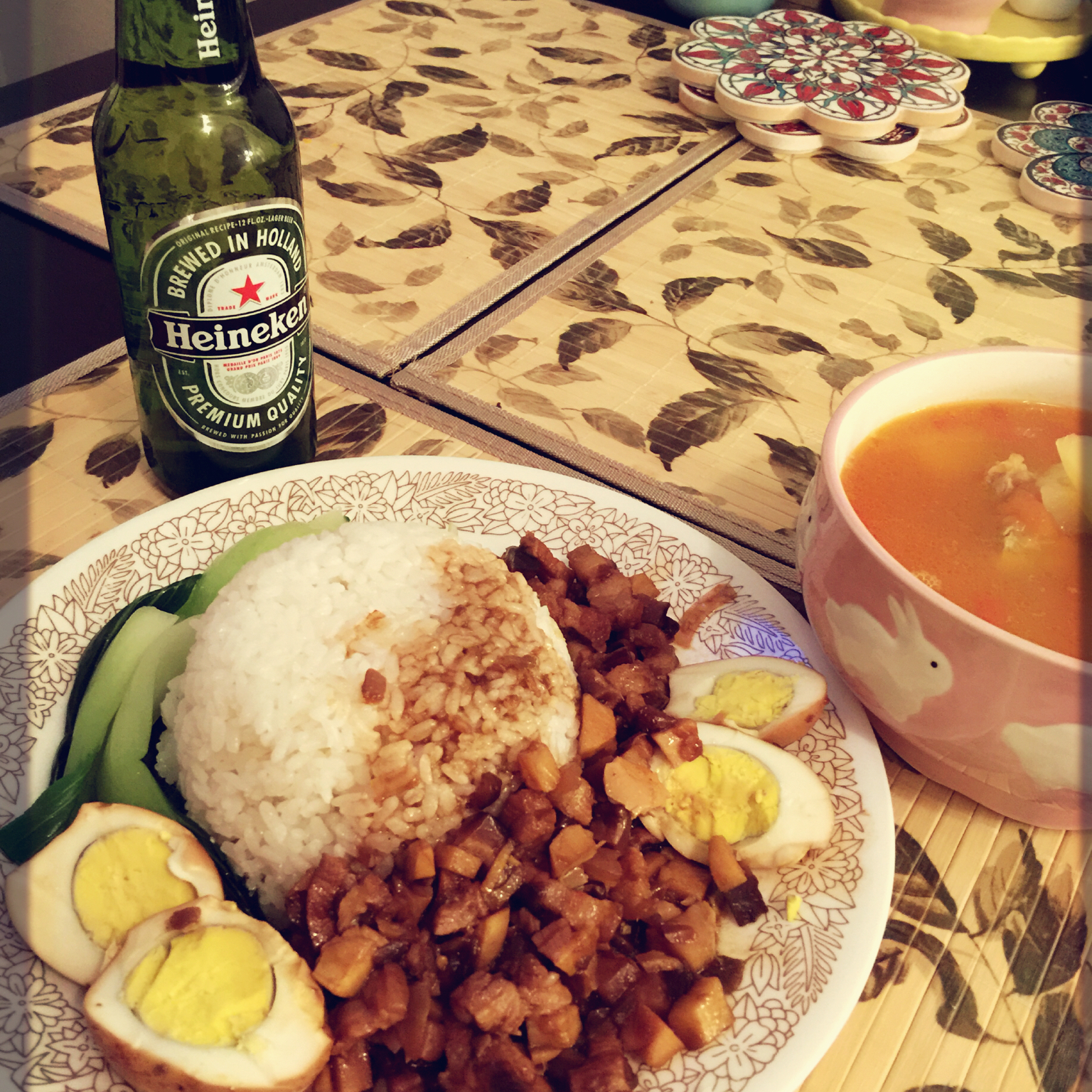 冬笋香菇卤肉饭（一碗饭俘获老公的胃）