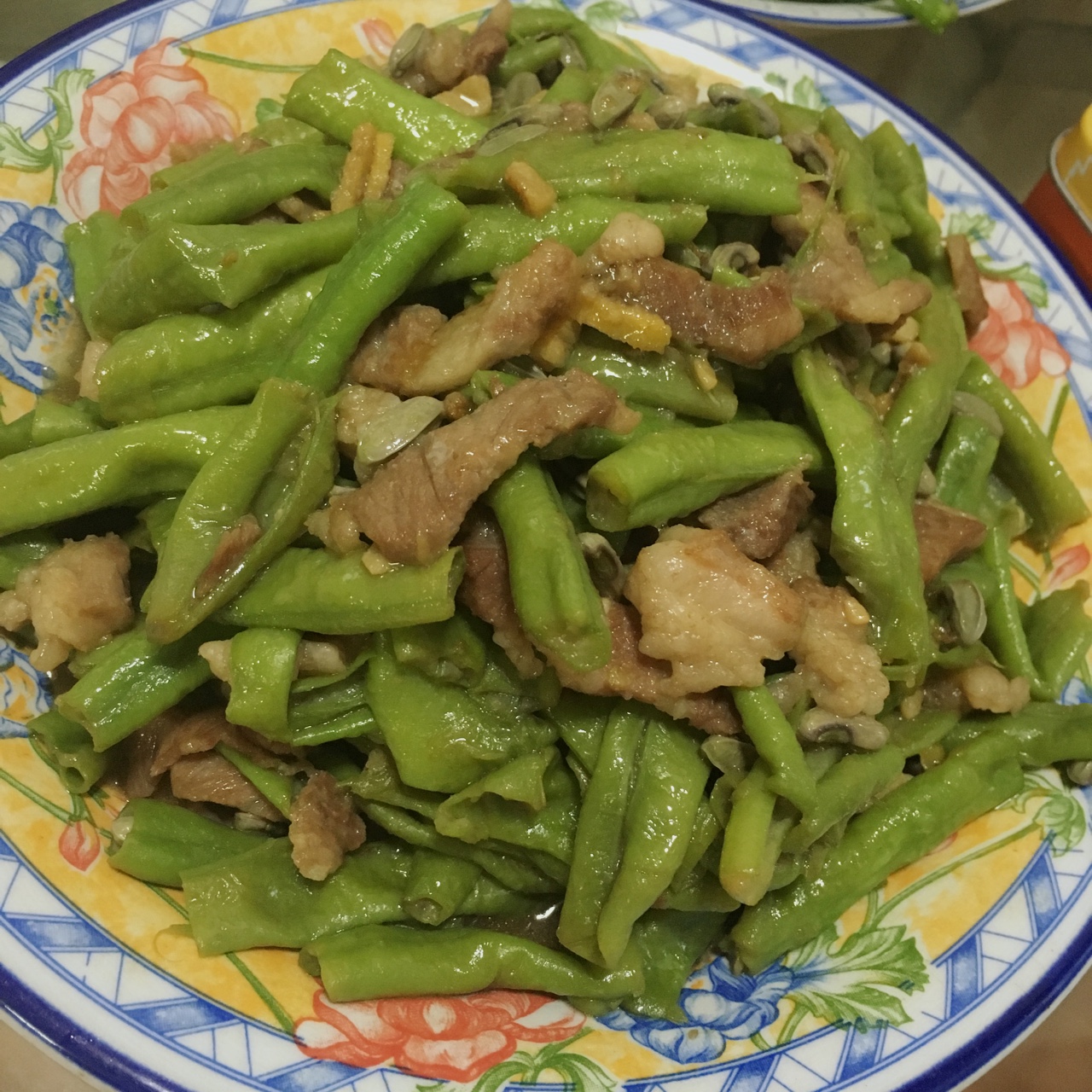 豆角炒肉