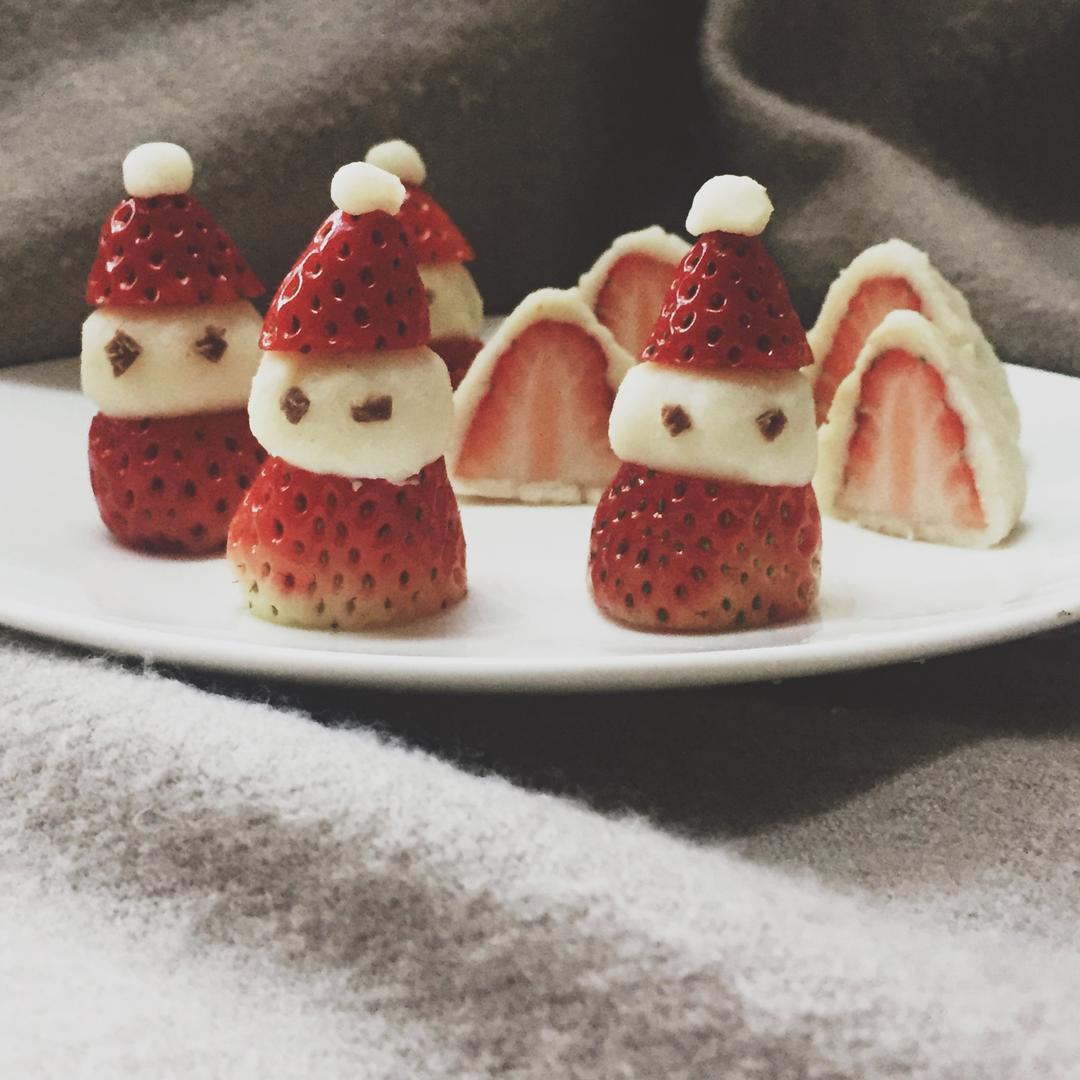 草莓山药圣诞老人