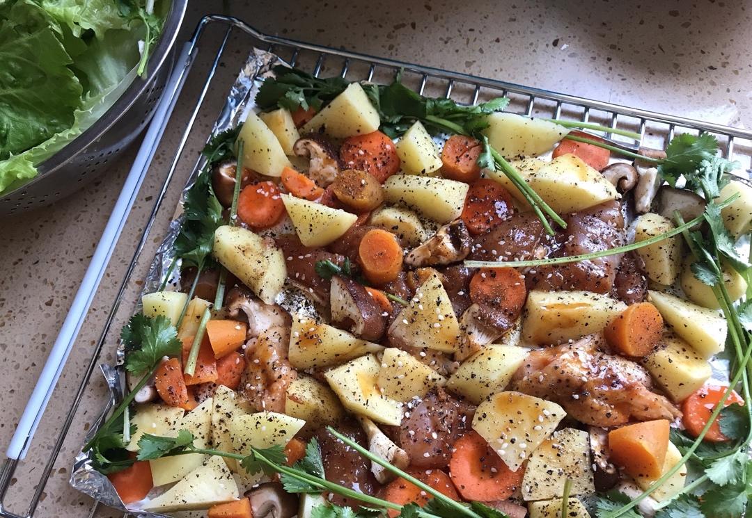 无油香烤鸡胸肉