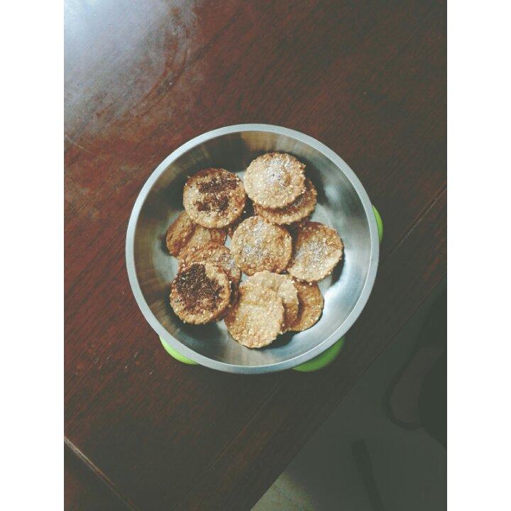 【健康零食】全麦芝麻饼干