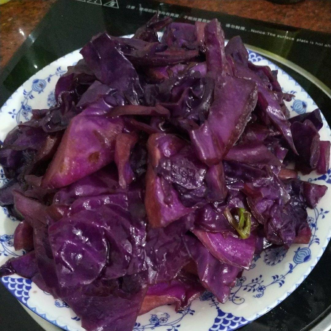 醋溜紫甘蓝