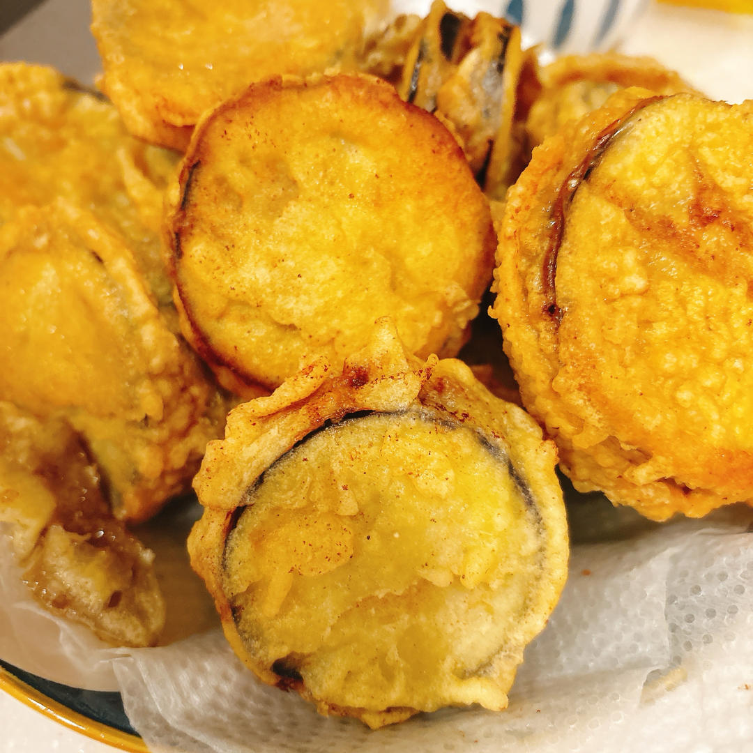酥炸茄盒￨外酥里嫩