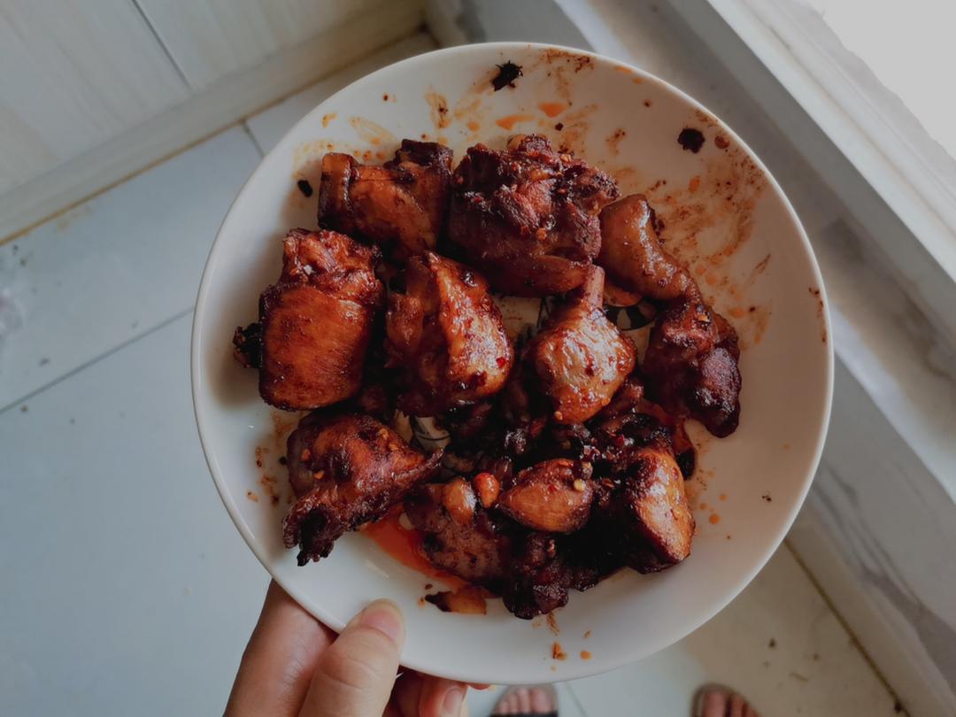 香辣鸡肉的做法