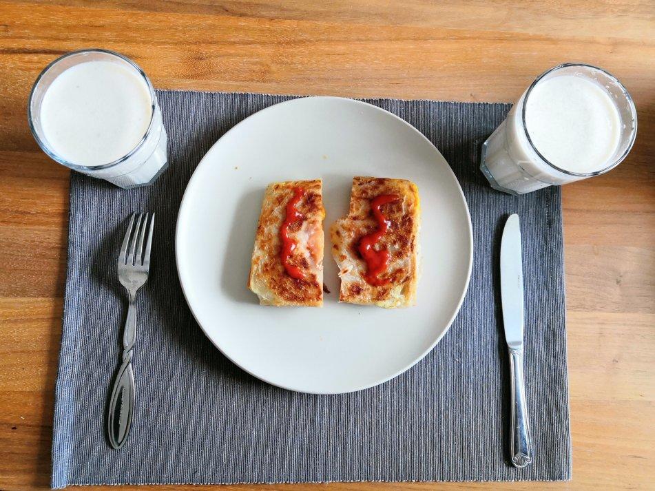 手抓饼创意吃法