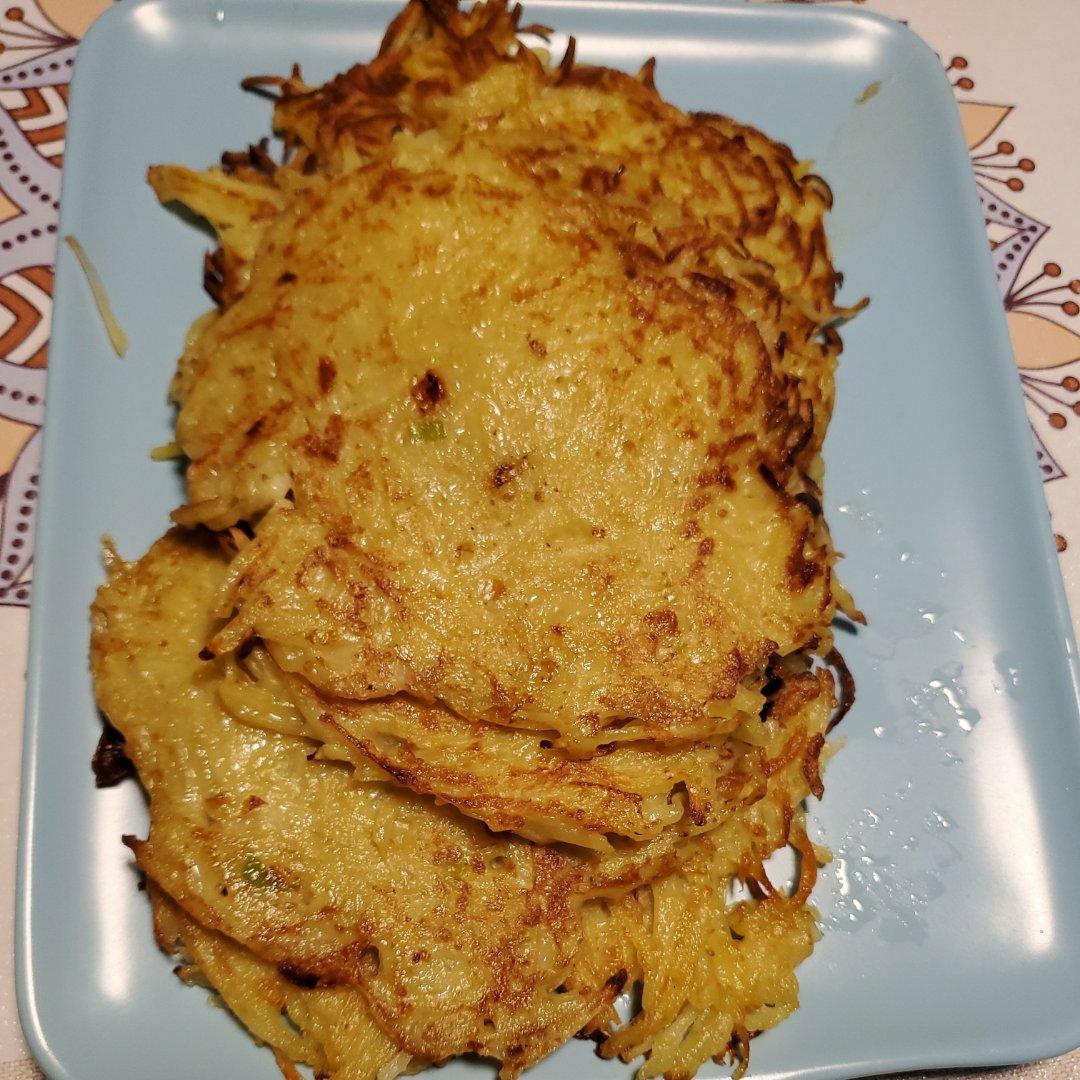 土豆丝鸡蛋饼