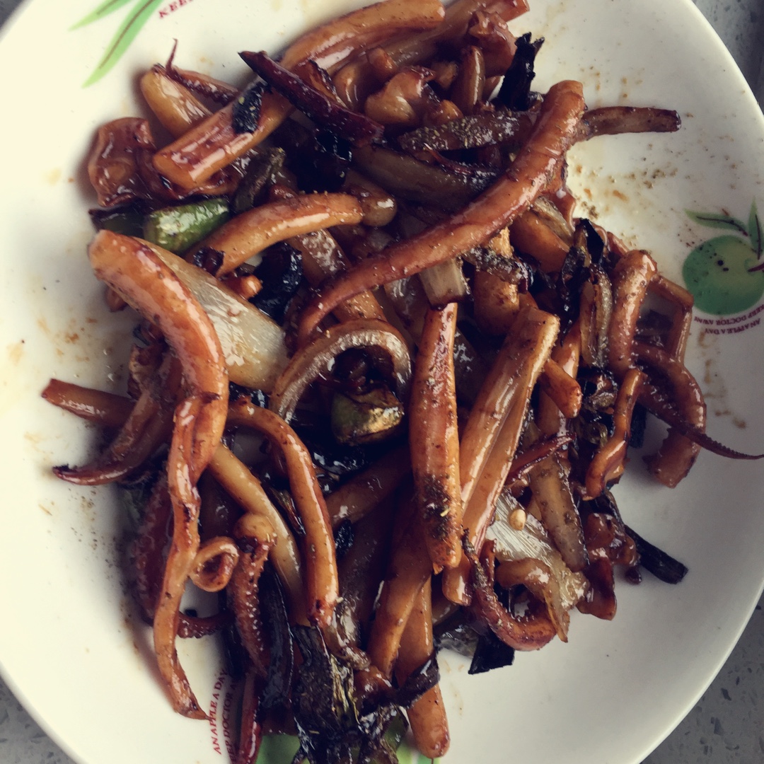 爆炒鱿鱼