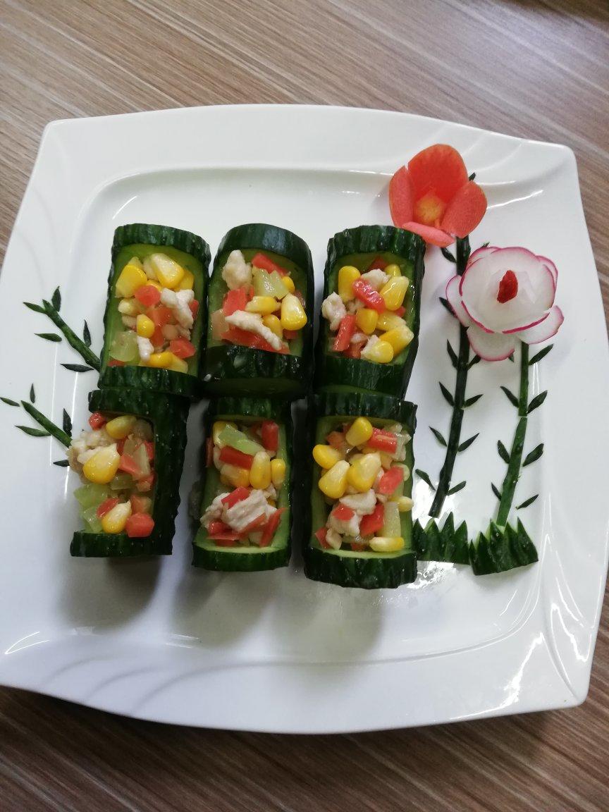 三色鸡丁（西兰花玉米胡萝卜版）