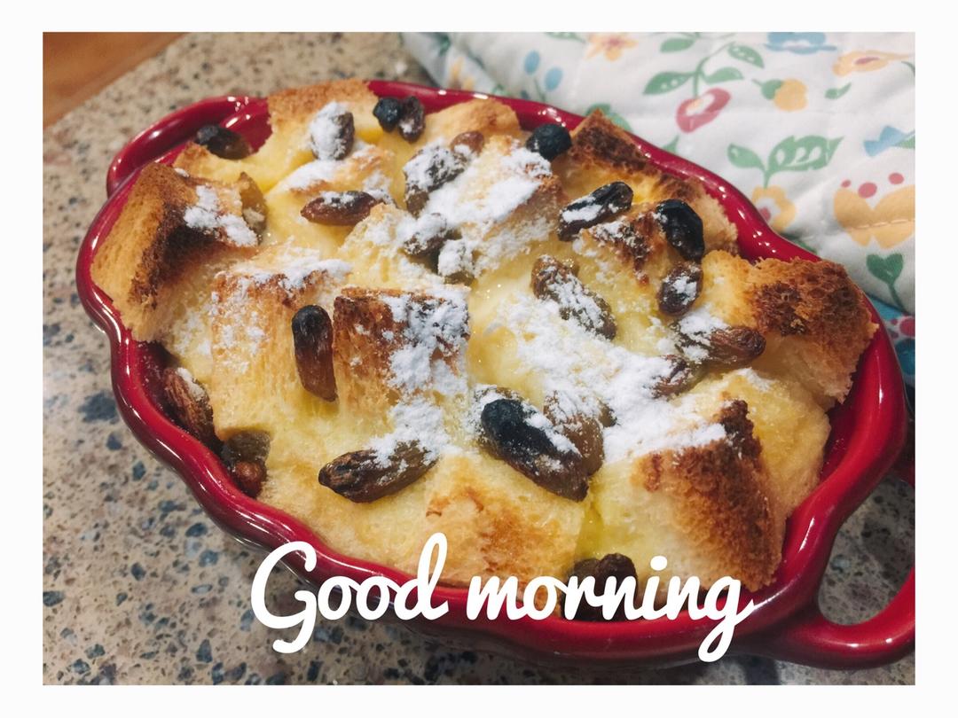 牛奶吐司鸡蛋布丁（失败吐司的归处）