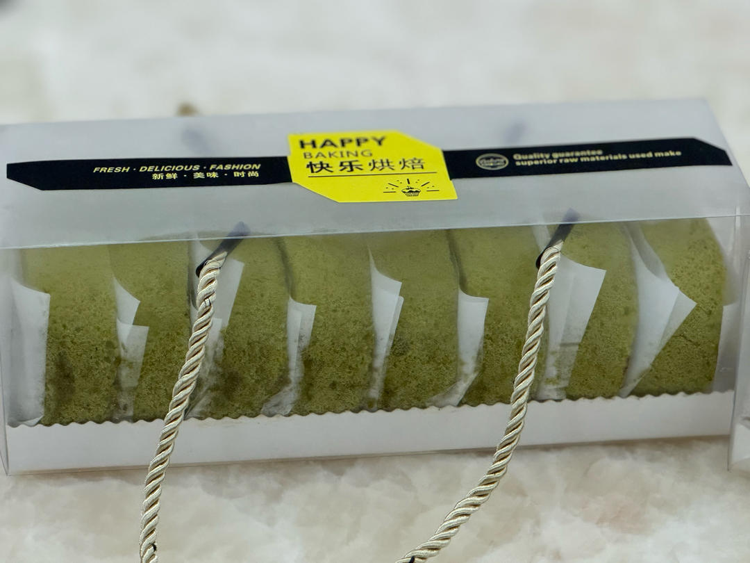 抹茶红豆蛋糕卷