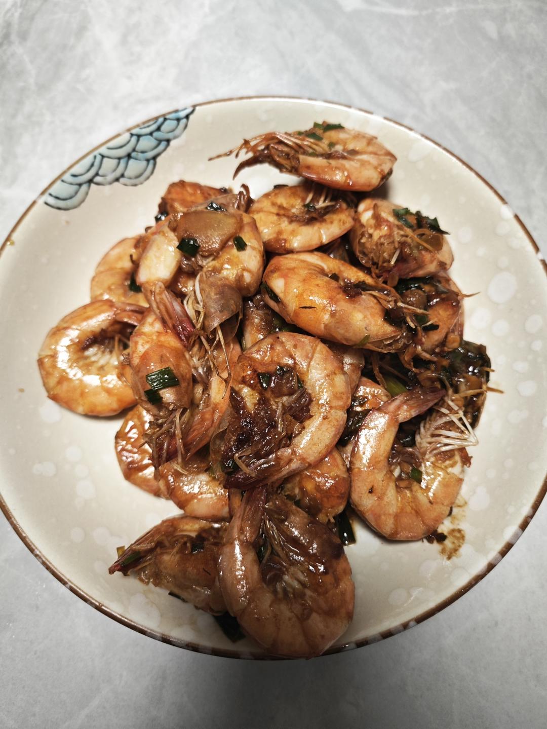 家庭版油焖大虾