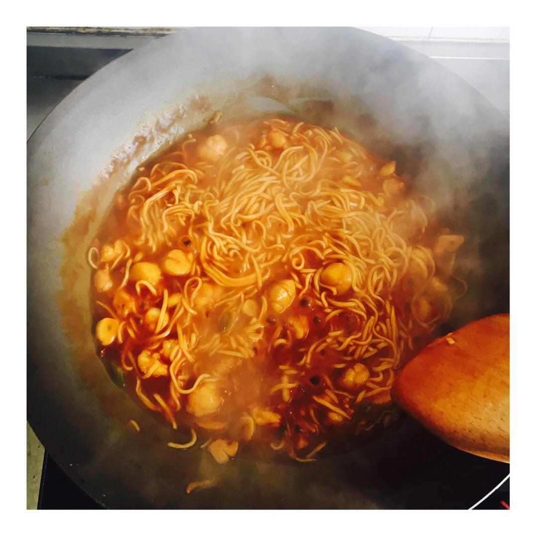 辣汁虾仁面（简单）