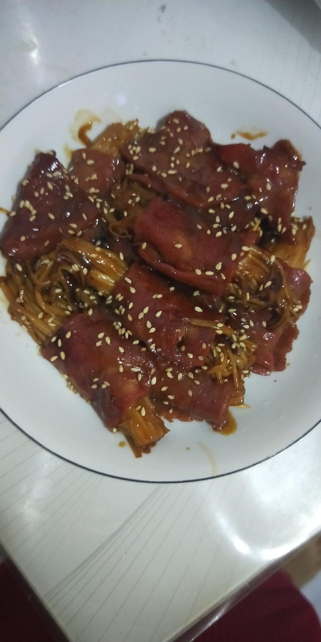 零失败：金针菇培根卷
