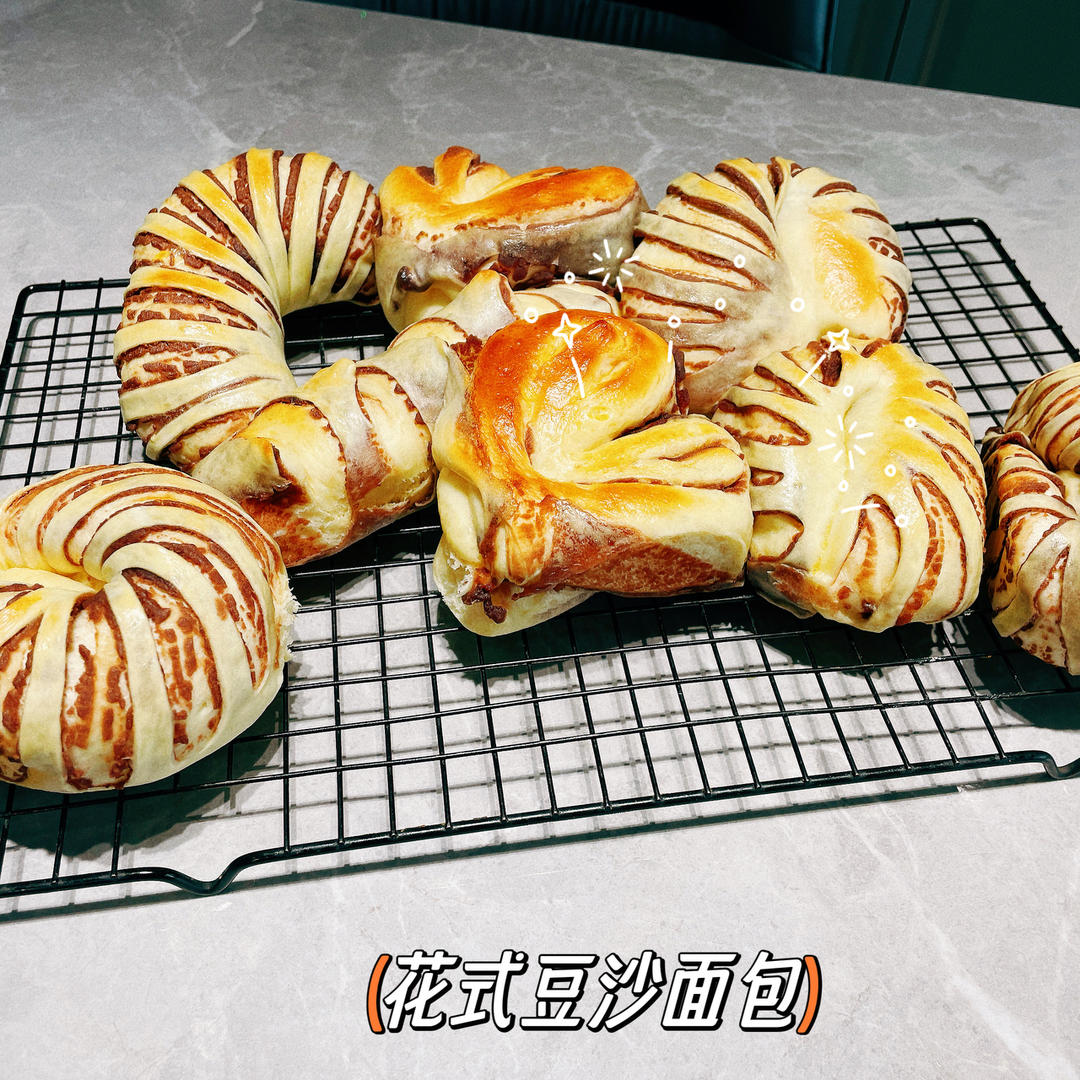 豆沙面包|包含5种整形方法|干货篇