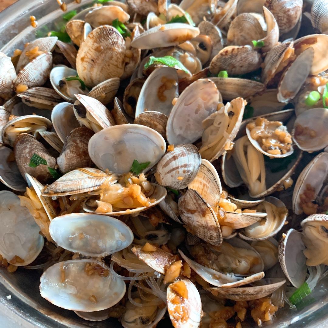 蒜蓉粉丝蒸双鲜（蒜蓉粉丝蒸花甲虾）