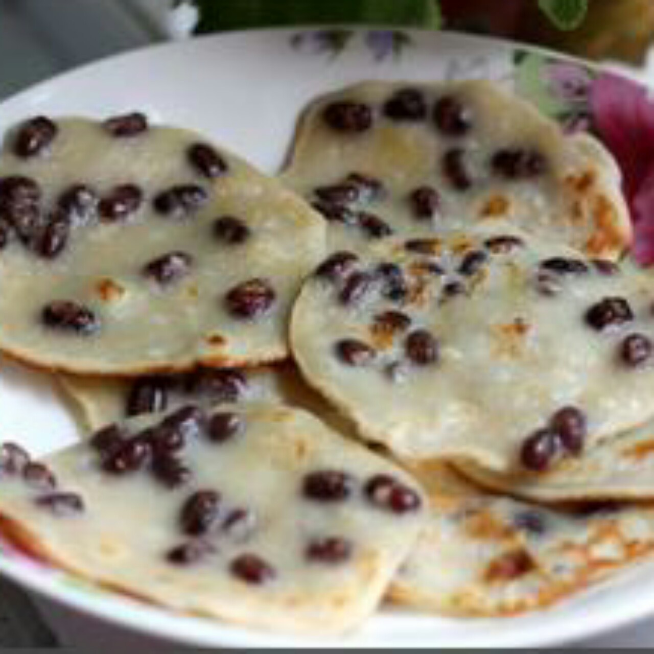 牛奶蜜豆小煎饼