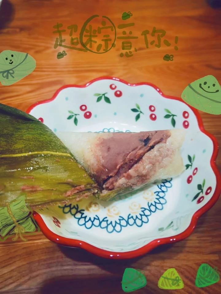 甜糯豆沙粽