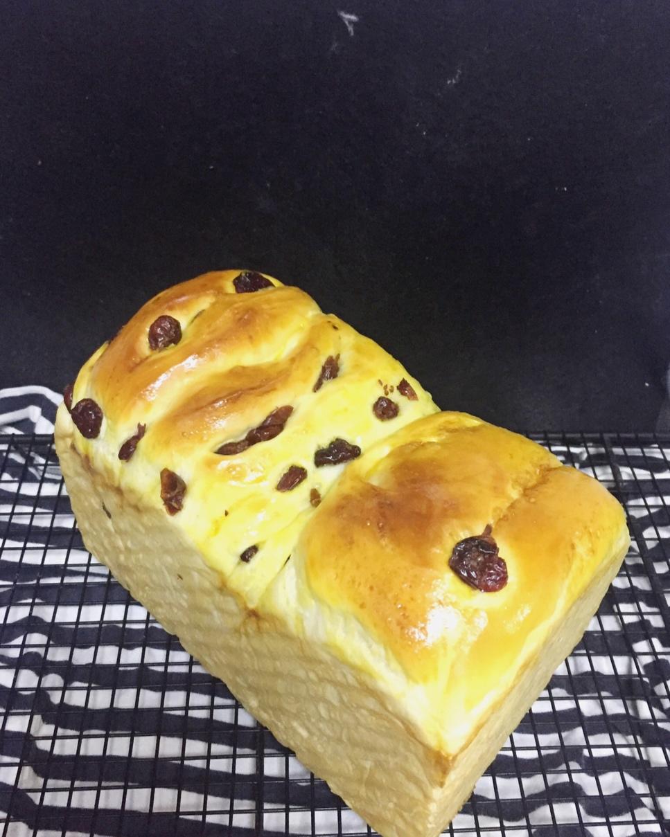 手撕蔓越莓炼乳吐司