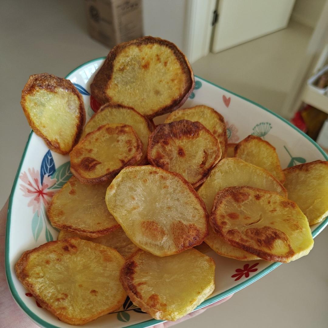 烤土豆片（无油烤箱版）