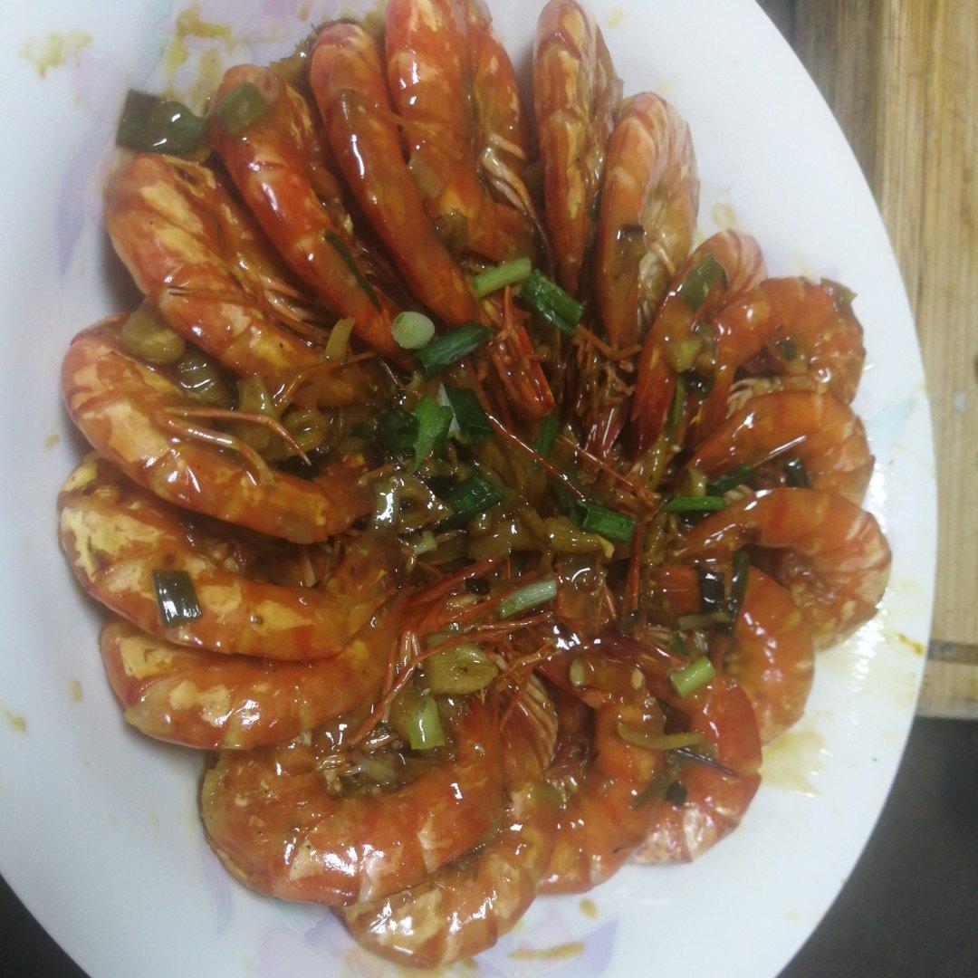 零失败的烧黑虎虾