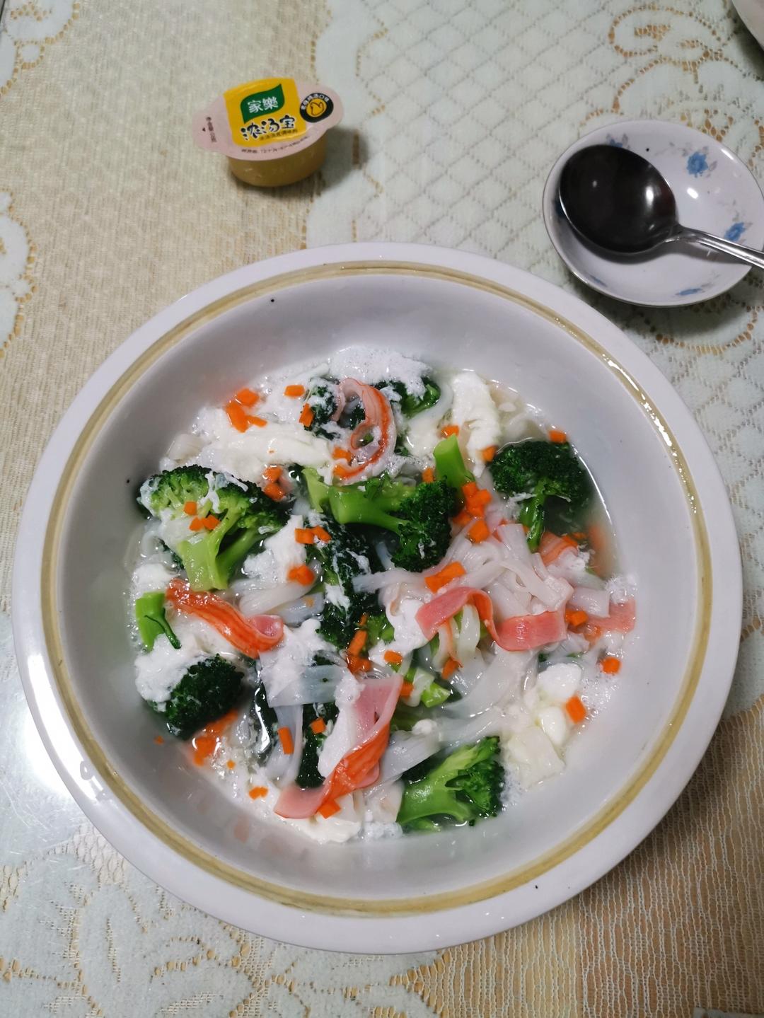花开富贵西兰花