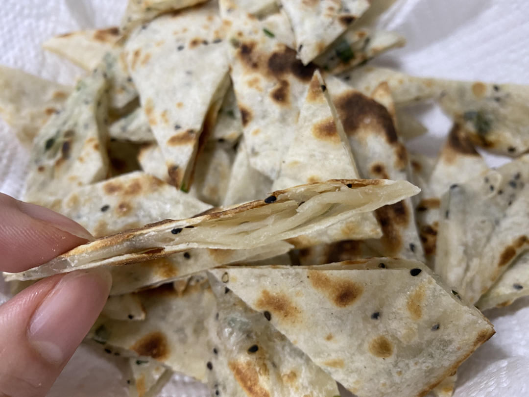 怎么做出松软多层的手工烙饼？看这里！