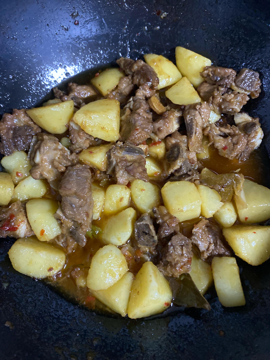 土豆烧排骨