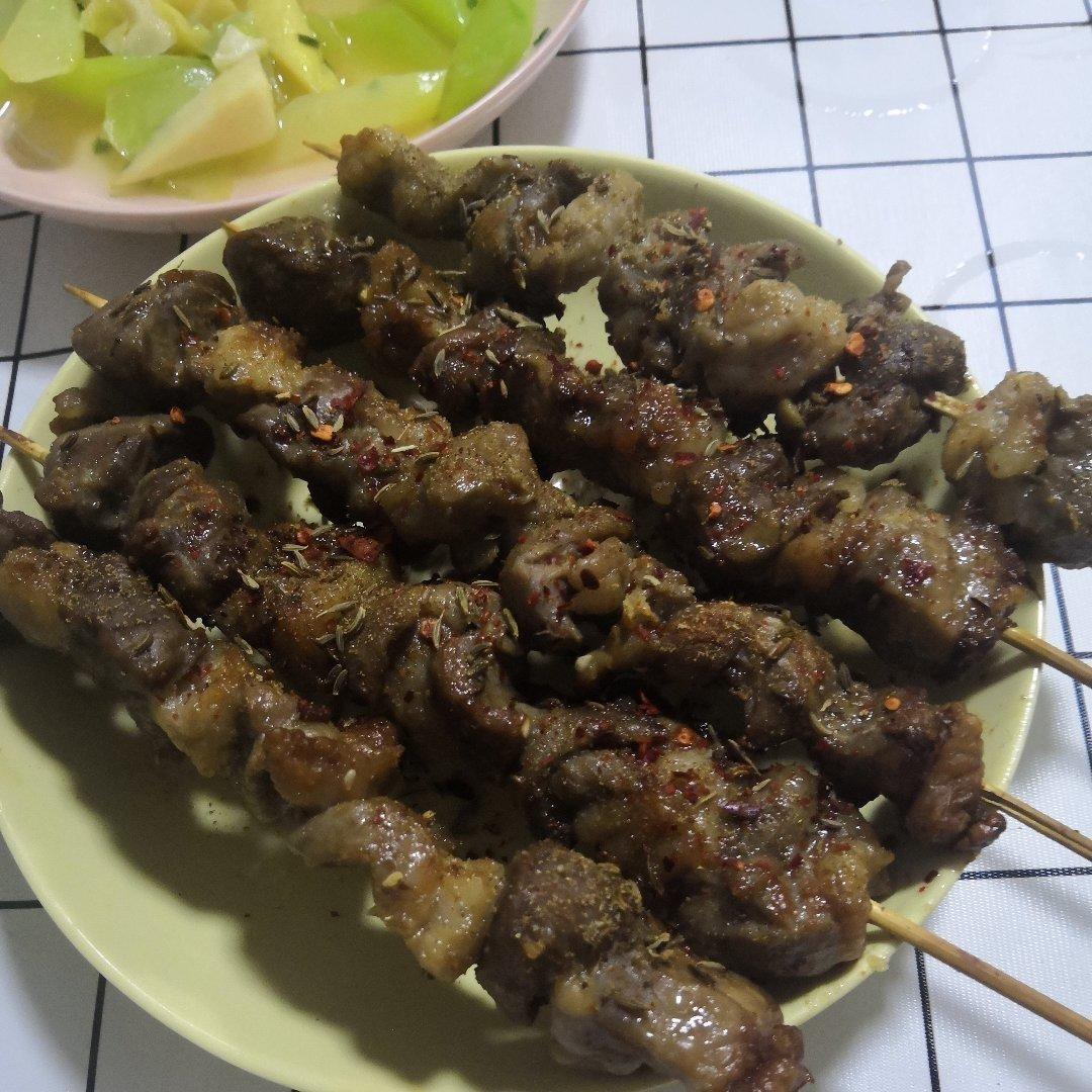 热辣辣的羊肉串（无需腌制）
