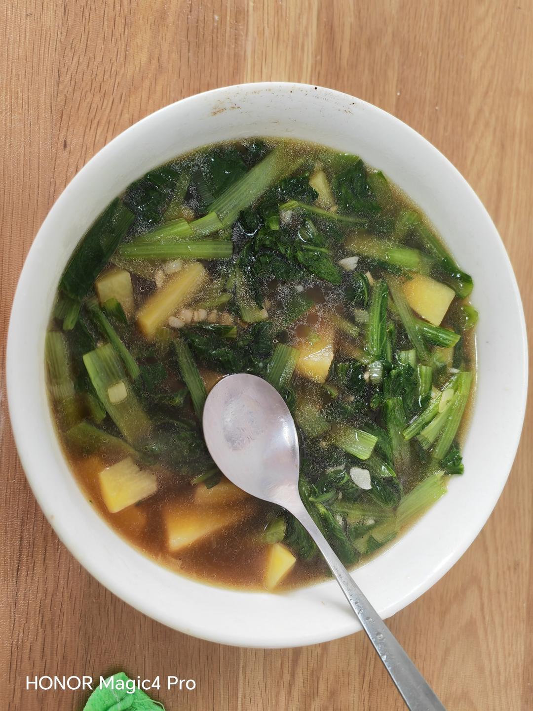 小白菜土豆汤