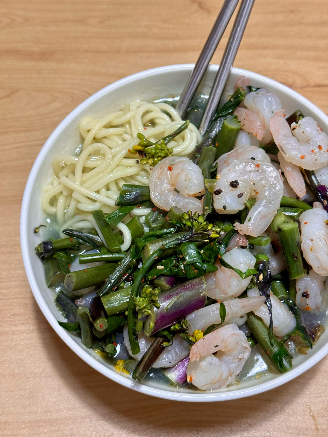 清炒红菜苔
