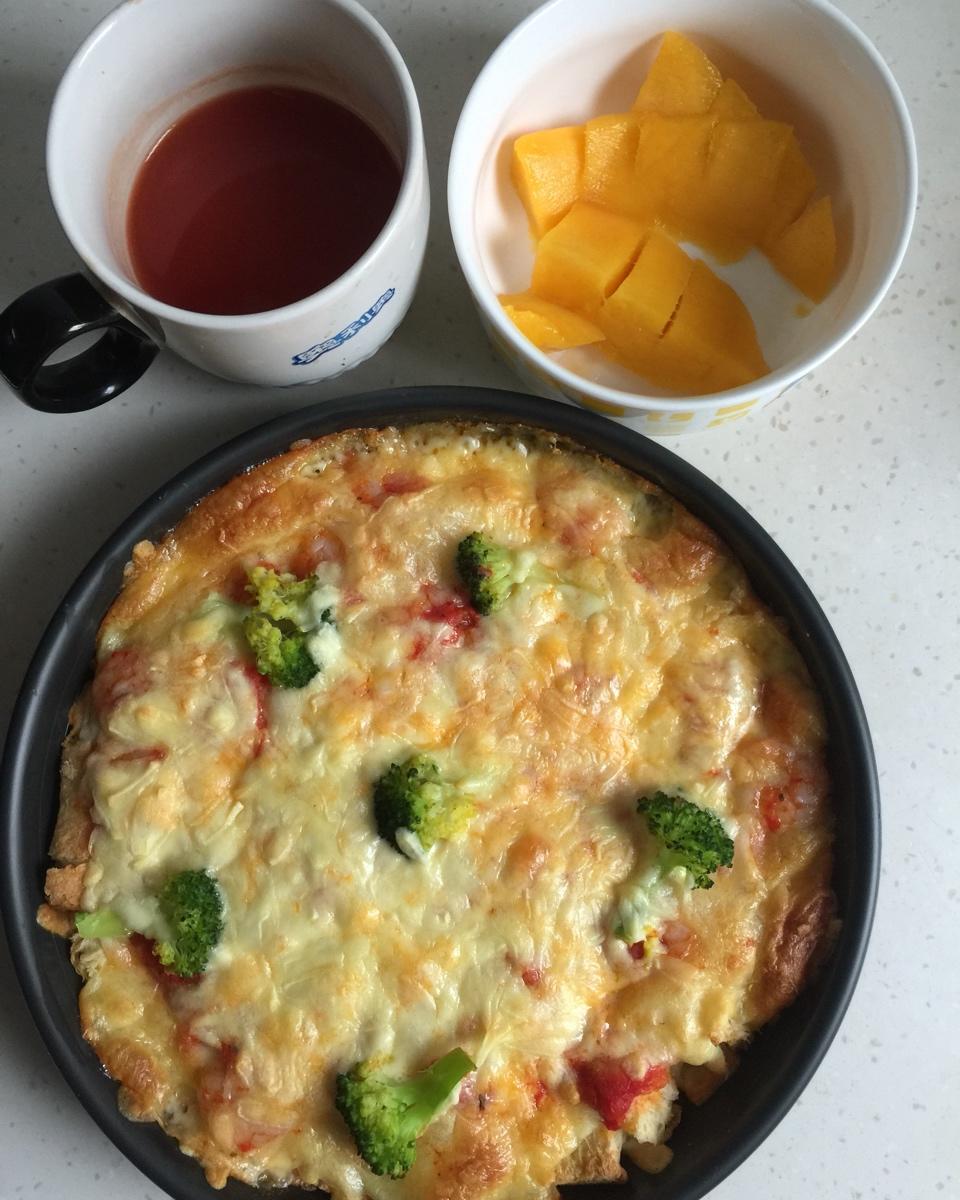 咸芝士面包布丁