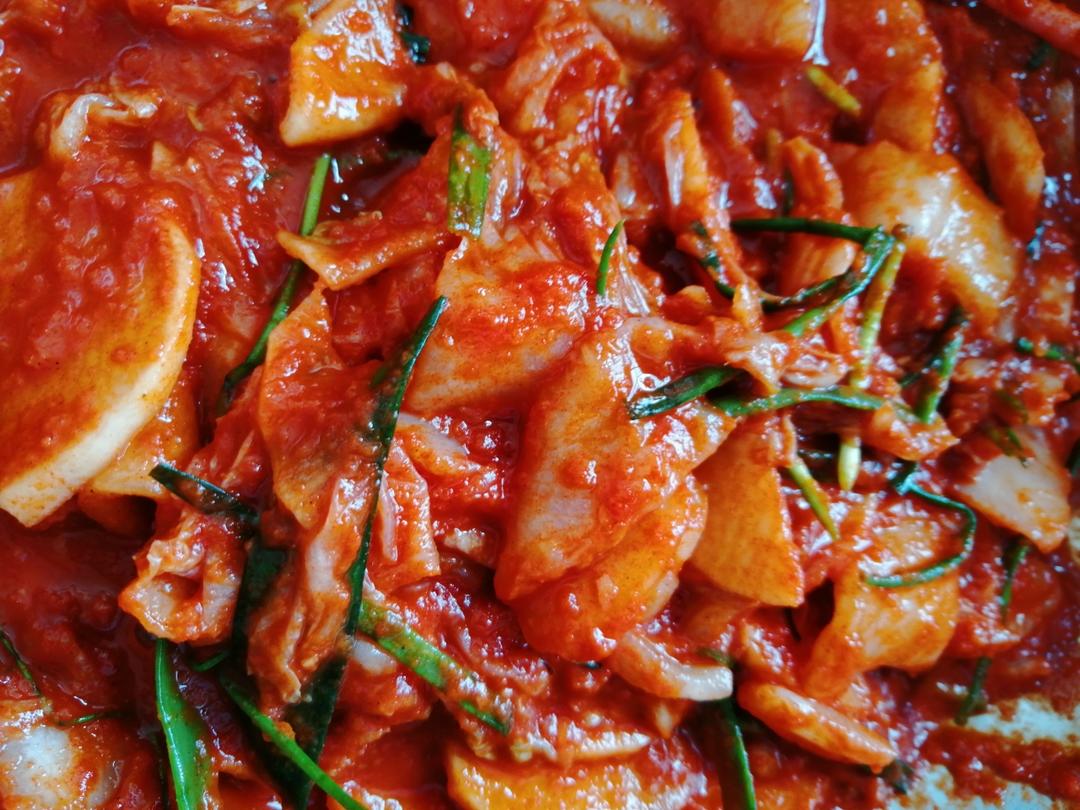 全老师家的辣白菜（韩国的一种家庭做法）