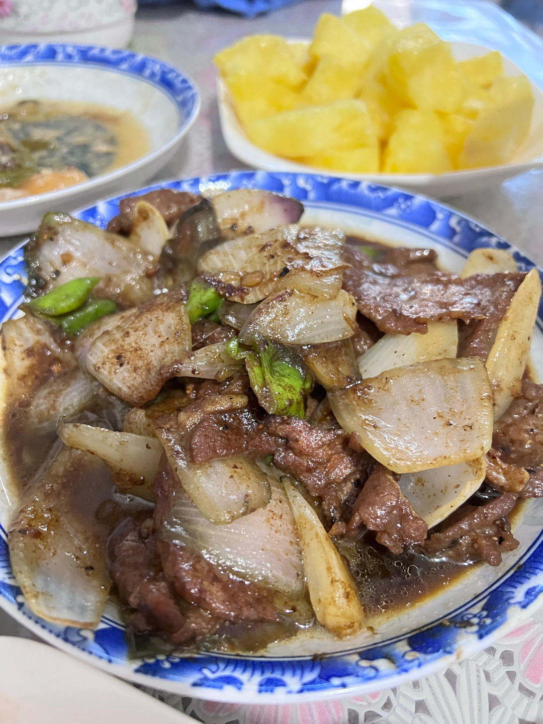 青椒洋葱炒牛肉丝