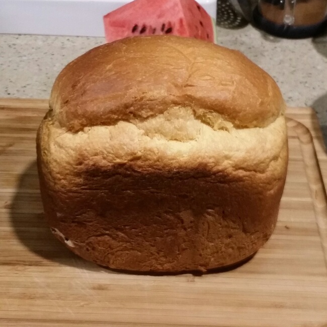 超级好吃的原味面包（面包机版）