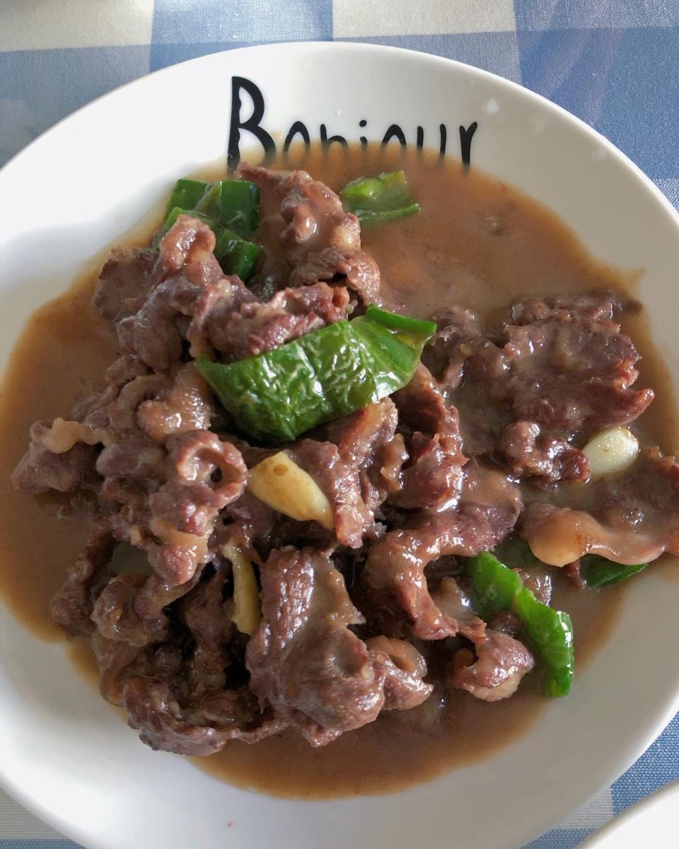 尖椒炒牛肉