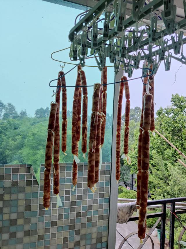 自制广味腊肠