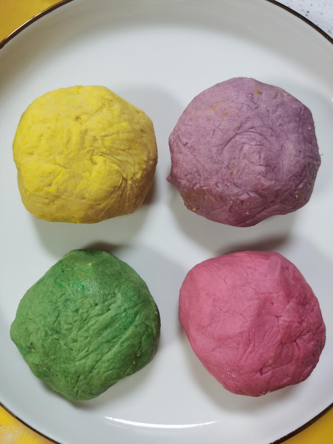 史上最详细彩色蛋黄酥教程