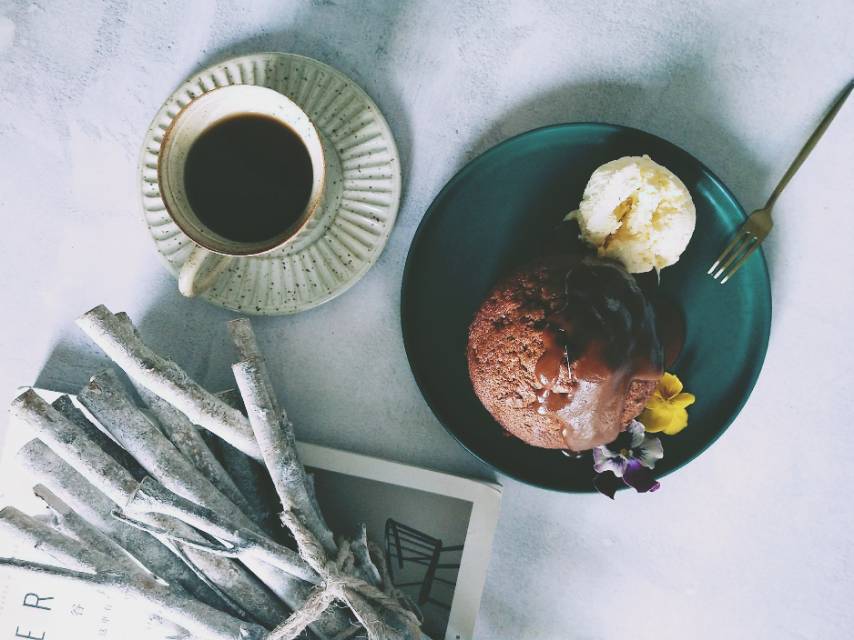 糯软椰枣蓉布甸sticky date pudding(椰枣糕)