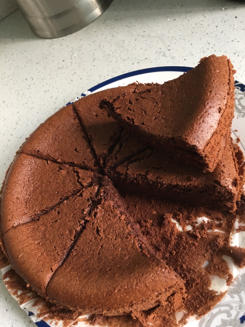 8寸巧克力戚风蛋糕