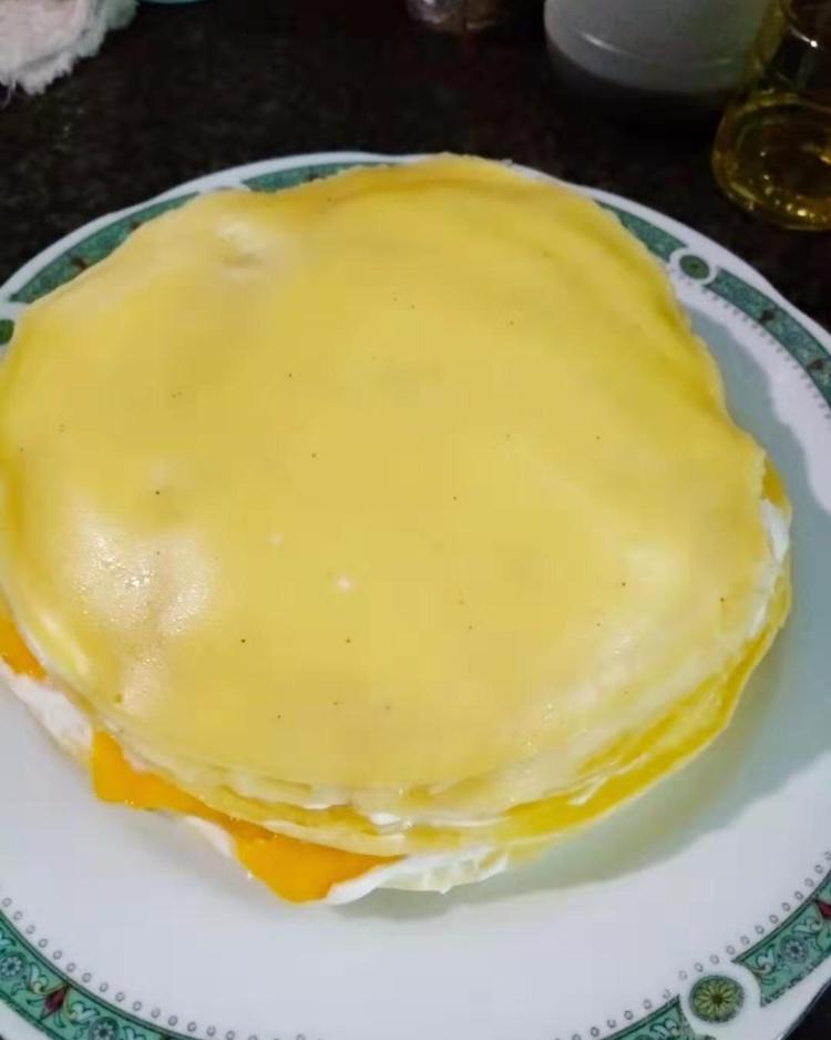 6寸千层芒果蛋糕（附雀巢淡奶油变硬小秘籍）