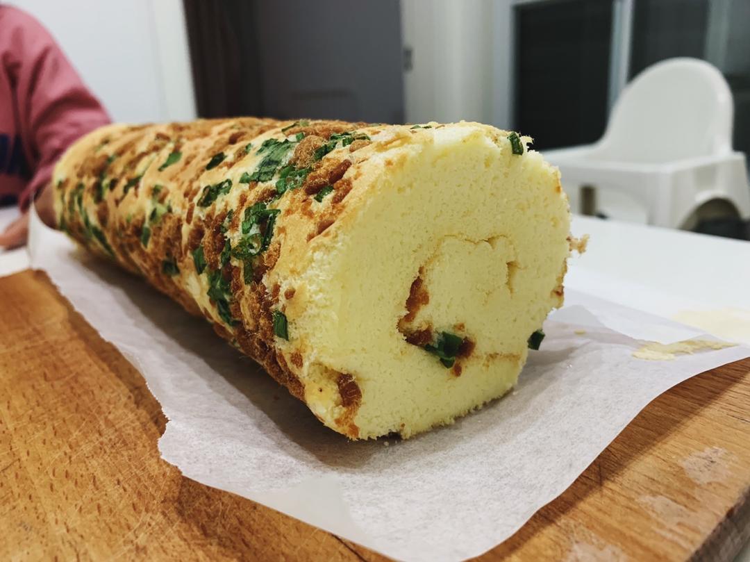 香葱肉松卷 蛋糕卷-无敌美味